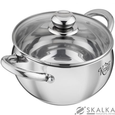 На фото Кастрюля Krauff 2.8 л 18 см 26-242-015