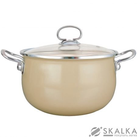 Кастрюля Krauff Vanille 4.1 л с крышкой 20 см 26-224-031 На фото Кастрюля Krauff Vanille 4.1 л с крышкой 20 см 26-224-031