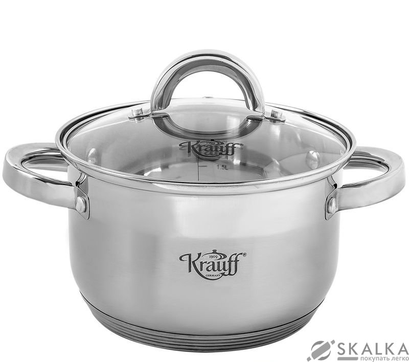 Кастрюля Krauff 2.1 л 18 см 26-242-003/3 На фото Кастрюля Krauff 2.1 л 18 см 26-242-003/3