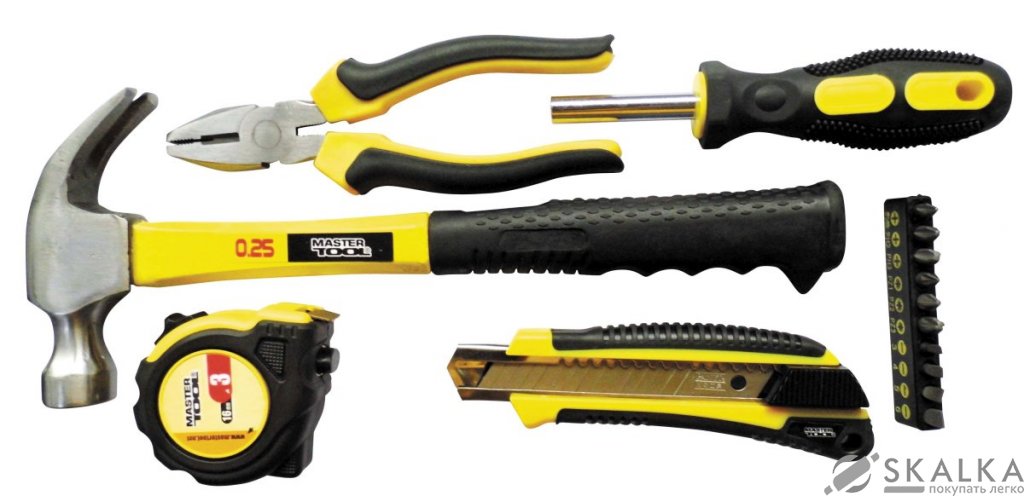 На фото Набор инструментов Mastertool 15 шт (78-0315)