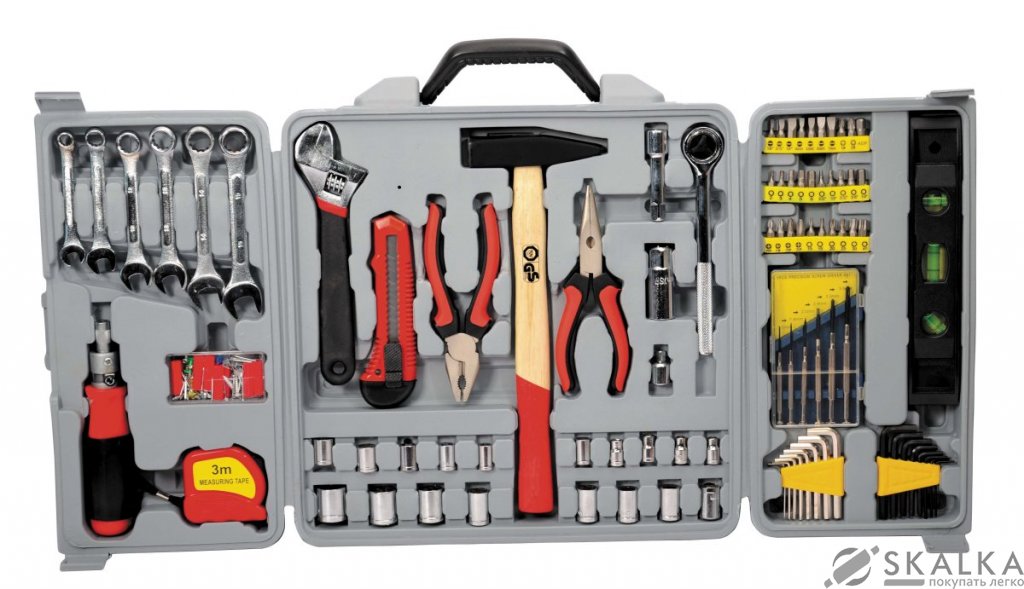 На фото Набор инструментов Mastertool 173 шт (78-0349)