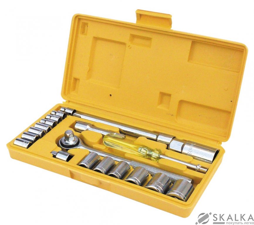 На фото Набор ключей и насадок торцевых Mastertool 3/8" 21 шт (78-0257)