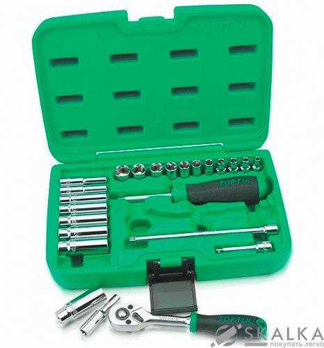 Набор инструмента Toptul 1/4" 24ед. (GCAI2403) На фото Набор инструмента Toptul 1/4" 24ед. (GCAI2403)