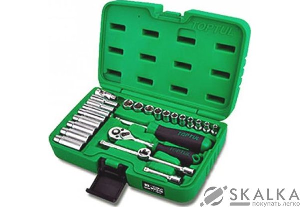 Набор инструмента Toptul 1/4" 25ед. (GCAI2501) На фото Набор инструмента Toptul 1/4" 25ед. (GCAI2501)
