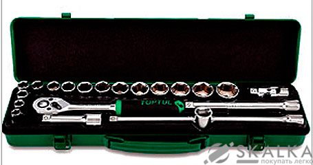 Набор инструмента Toptul 3/8" 21ед. (GCAD2102) На фото Набор инструмента Toptul 3/8" 21ед. (GCAD2102)