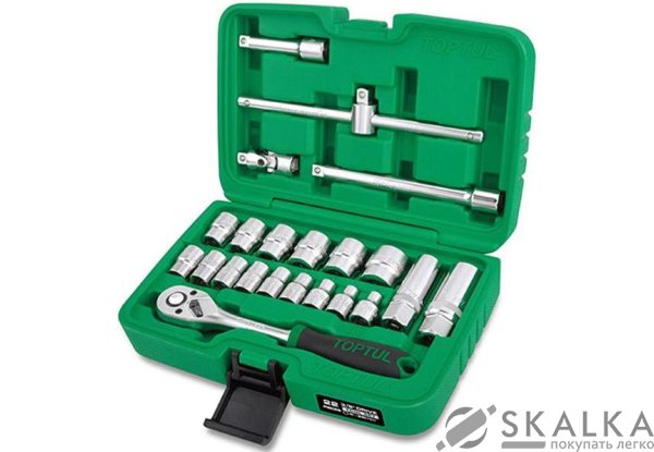 На фото Набор инструмента Toptul 3/8" 22ед. (GCAI2202)