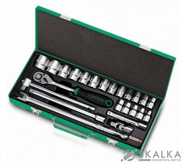 На фото Набор инструмента Toptul 1/2" 24ед. 12 граней (GCAD2404)