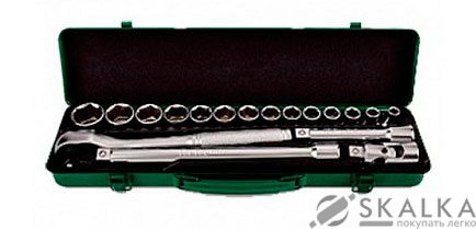 На фото Набор инструмента Toptul дюймы 1/2" 25ед. (GCAD2513)