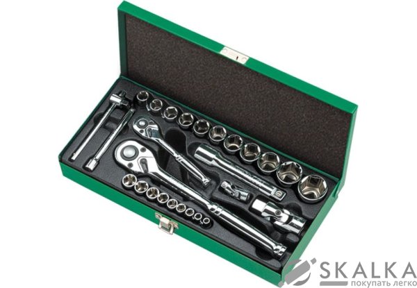 Набор инструмента Toptul 1/4" & 1/2" 28ед. (GCAD2802) На фото Набор инструмента Toptul 1/4" & 1/2" 28ед. (GCAD2802)