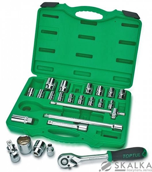 На фото Набор инструмента Toptul 1/2" 24ед. (GCAI2401)