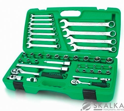Набор инструмента комбинированный Toptul 1/2" & 1/4" 42 ед. (GAAI4201) На фото Набор инструмента комбинированный Toptul 1/2" & 1/4" 42 ед. (GAAI4201)