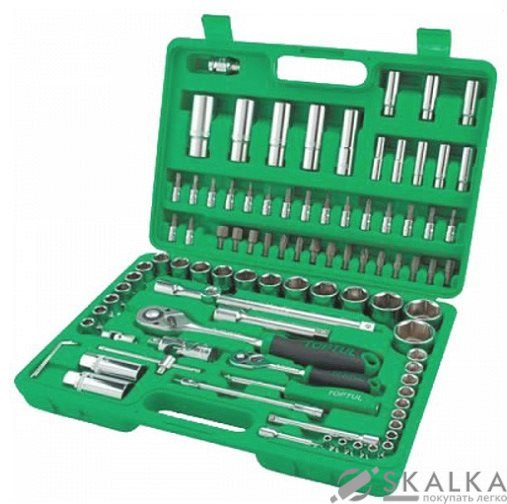 На фото Набор инструмента Toptul 1/4" & 1/2" 94ед. 12 граней (GCAI094R1)