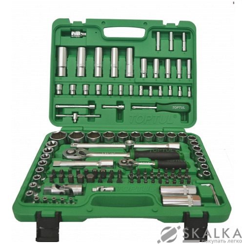 Набор инструмента Toptul 1/4" & 1/2" 108ед. 6 граней (GCAI108R) На фото Набор инструмента Toptul 1/4" & 1/2" 108ед. 6 граней (GCAI108R)