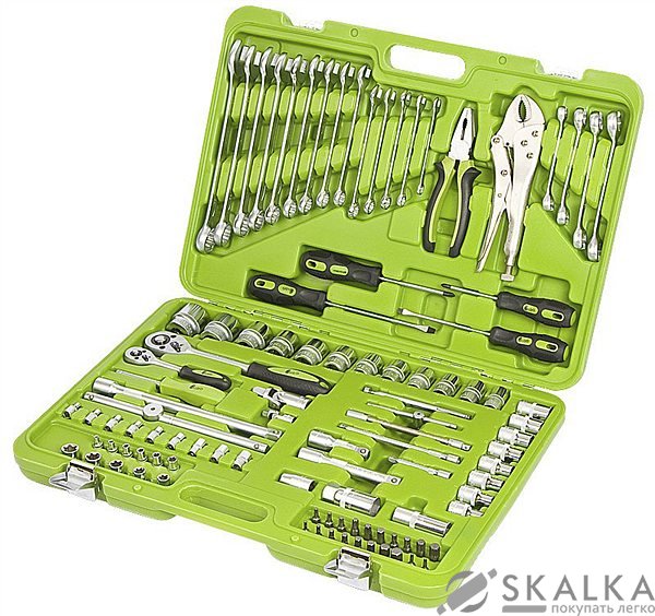 На фото Универсальный набор инструментов Alloid 1/4" & 1/2" 101 шт (НГ-4101П)