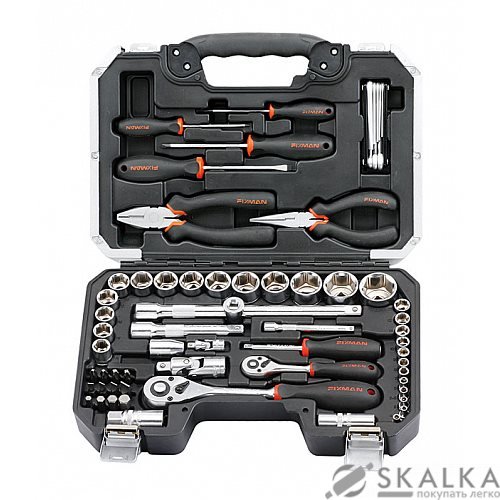 На фото Набор инструмента Fixman 1/4" & 1/2" 65 предметов (BT65)
