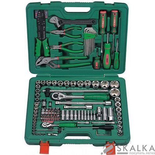 На фото Набор инструмента Hans 158 предм 1/4", 1/2" (TK-158E)
