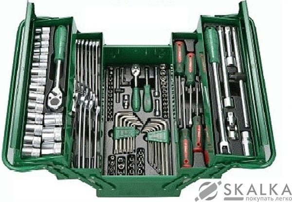 На фото Набор инструмента Hans 1/4", 1/2" 111 предметов (TTB-111G)