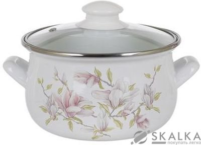 Кастрюля Savasan 22 см 4.8 л Магнолия (6289795) На фото Кастрюля Savasan 22 см 4.8 л Магнолия (6289795)