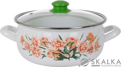 Кастрюля Savasan низкая 22 см 3.1 л Гвоздика (6289786) На фото Кастрюля Savasan низкая 22 см 3.1 л Гвоздика (6289786)