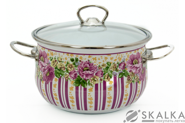 Кастрюля Savasan люкс 20 см 3.7 л Цветы (6340706) На фото Кастрюля Savasan люкс 20 см 3.7 л Цветы (6340706)