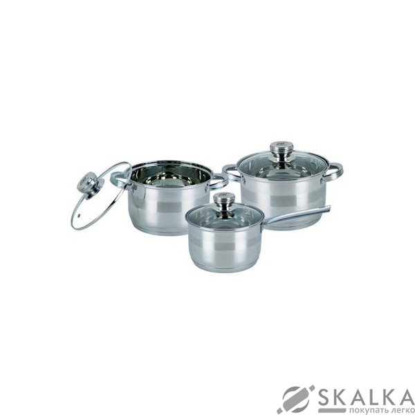 На фото Набор посуды Bohman из 6 предметов (BH-06-175)