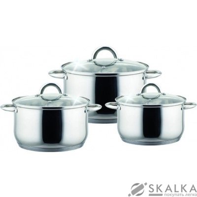 На фото Набор посуды Bohman из 6 предметов (BH-0312S)