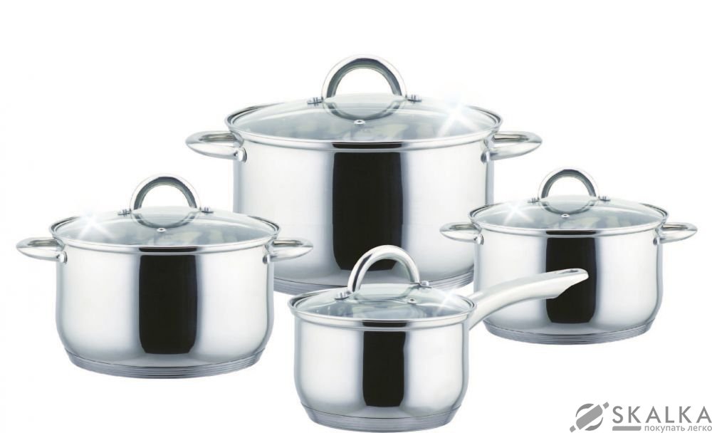 На фото Набор посуды Bohman из 8 предметов (BH-0812)