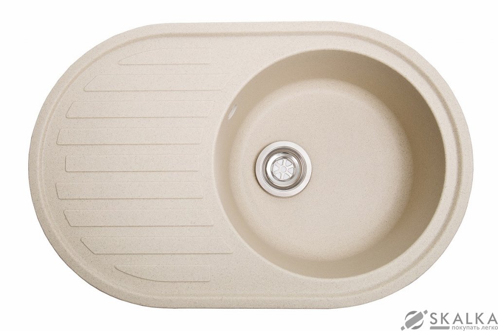 На фото Кухонная мойка Galati Elegancia Avena (501) (8686)
