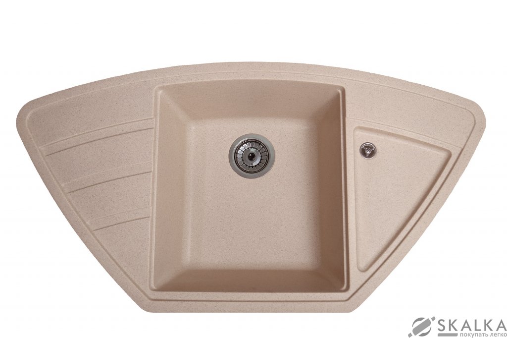 На фото Кухонная мойка Galati Jorum 98B Piesok (301) (3347)