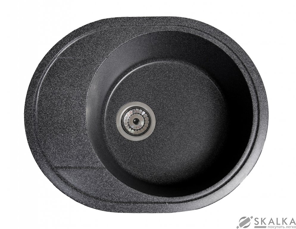 На фото Кухонная мойка Galati Voce Grafit (201) (3217)