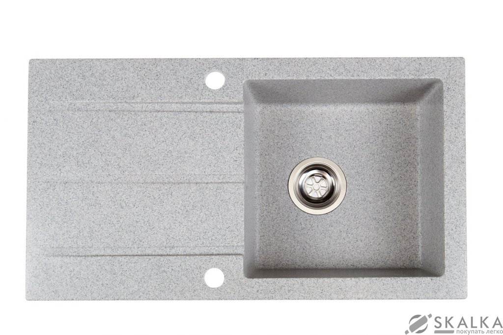 На фото Кухонная мойка Galati Quadro Seda (601) (8682)