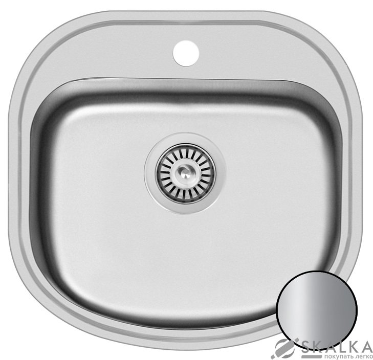 На фото Кухонная мойка Galati Vayorika Satin (7229)