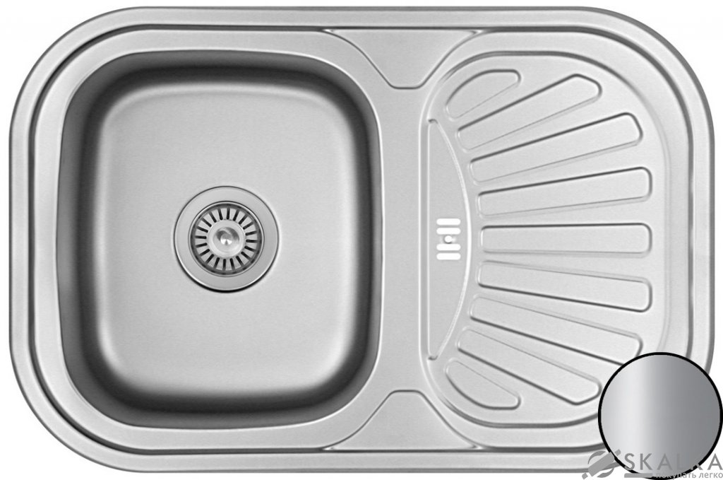 Кухонная мойка Galati Stela Satin (8475) На фото Кухонная мойка Galati Stela Satin (8475)