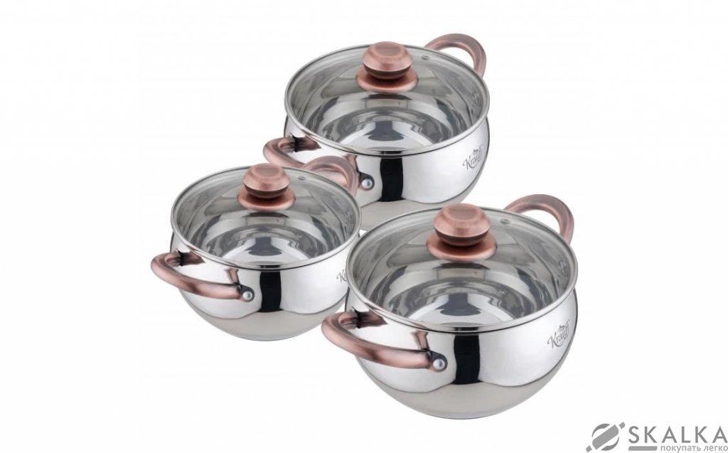 На фото Набор посуды Krauff 6 предметов 26-242-002
