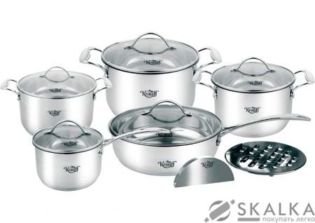 На фото Набор посуды Krauff 12 предметов 26-157-022