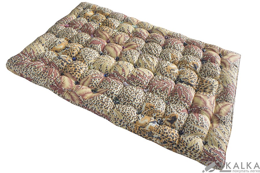 На фото Матрас ватный Dotinem 140х190 см поликоттон 55 г/м2 (210128)