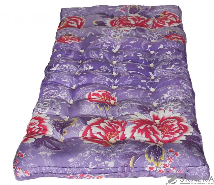 На фото Матрас ватный Dotinem 120х190 см поликоттон 75 г/м2 (210544)