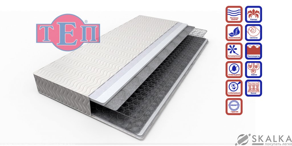 На фото Матрас ТЕП Basis MASS 120х190 см