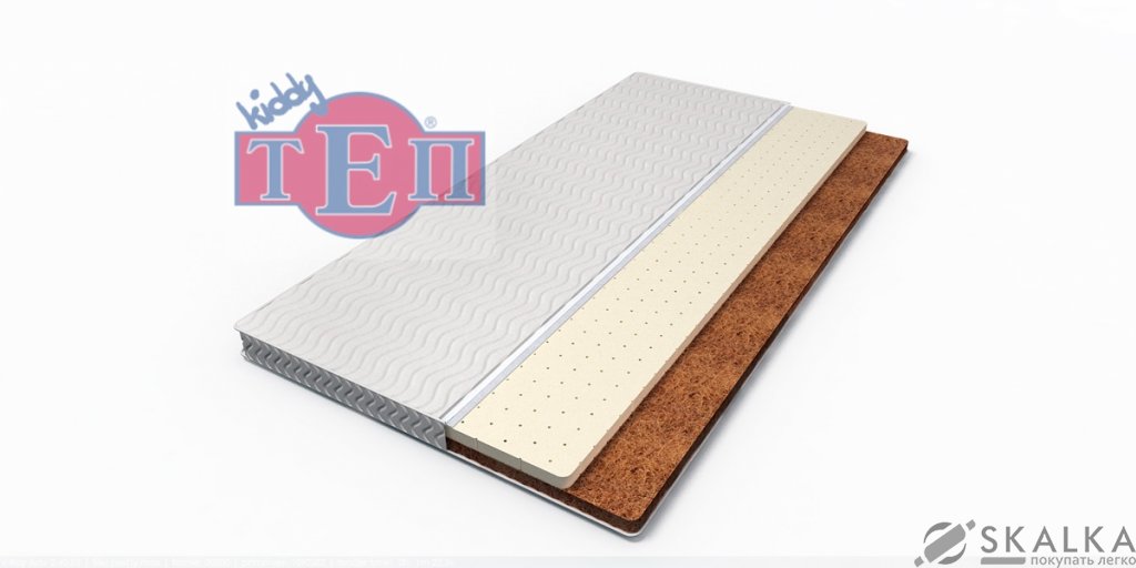 На фото Детский матрас ТЕП Kiddy DOLLY 90х190 см