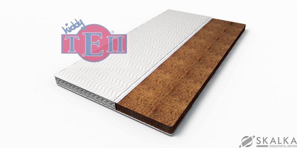 На фото Детский матрас ТЕП Kiddy PRETTY 90х200 см