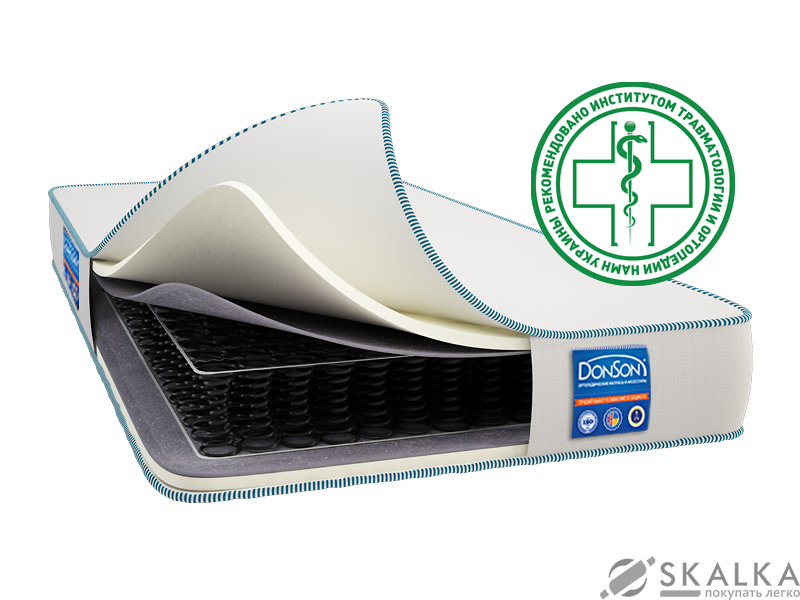 На фото Ортопедический матрас Donson Classic 180х200 см (90)