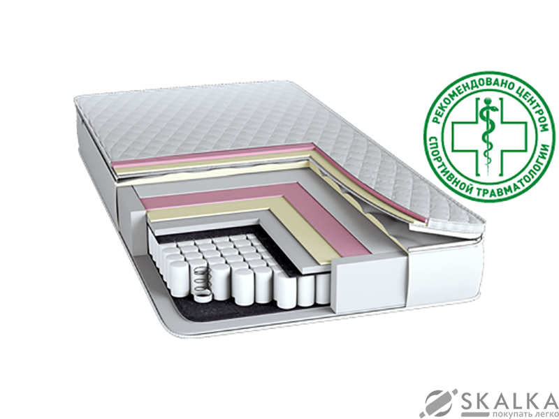 На фото Ортопедический матрас Restline Stress Free 120х190 см (292)