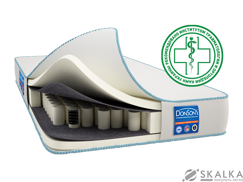 На фото Ортопедический матрас Donson SunSet 90х200 см (207)