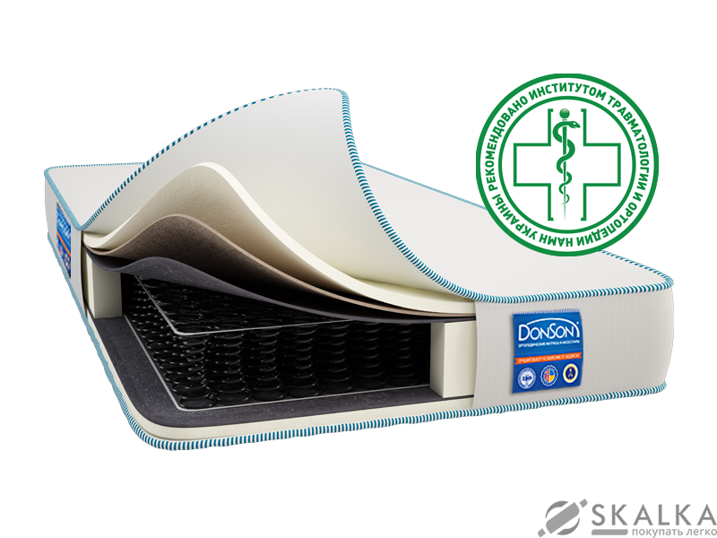 На фото Ортопедический матрас Donson Classic Cocos 120х190 см (184)