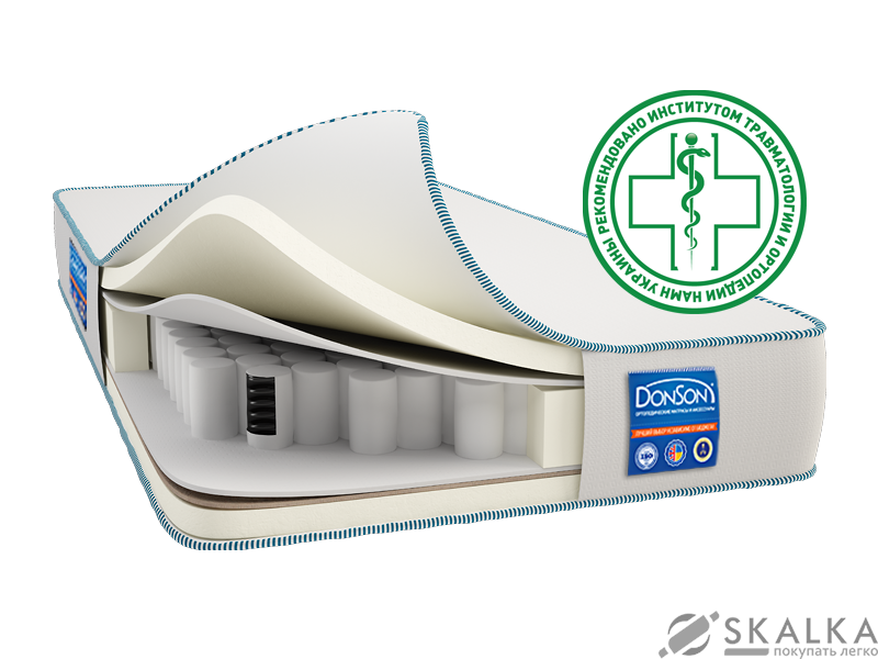 На фото Ортопедический матрас Donson Smart Plus 160х200 см (237)