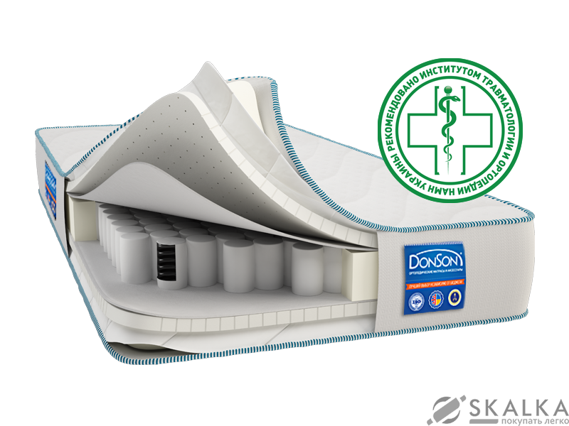 На фото Ортопедический матрас Donson Beauty 80х190 см (336)