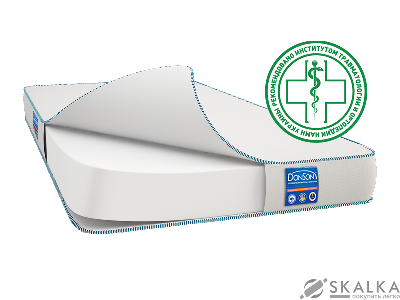 На фото Ортопедический матрас Donson Softness 18 90х200 см (363)