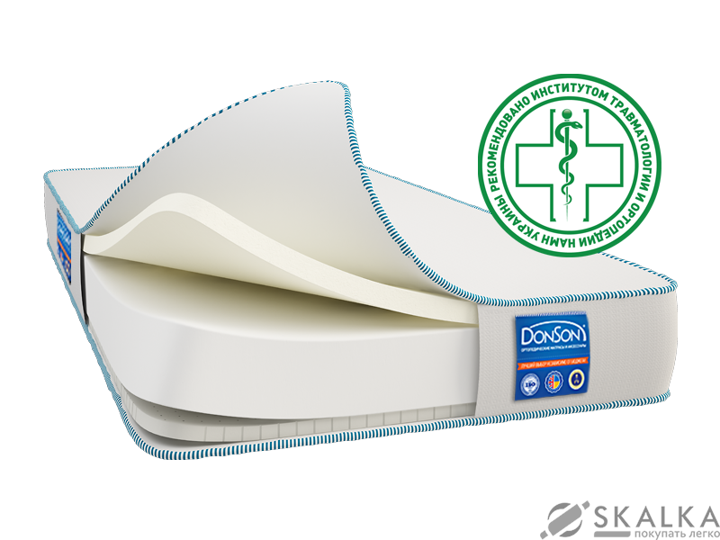 На фото Анатомический матрас Donson Aurora 180х190 см (418)