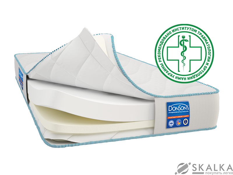 На фото Анатомический матрас Donson Anatomic 200х200 см (1225)