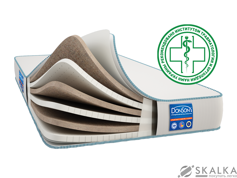 На фото Ортопедический матрас Donson Ecolex 120х190 см (448)